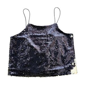 H&M Flip Sequin Cami Tank Top 6